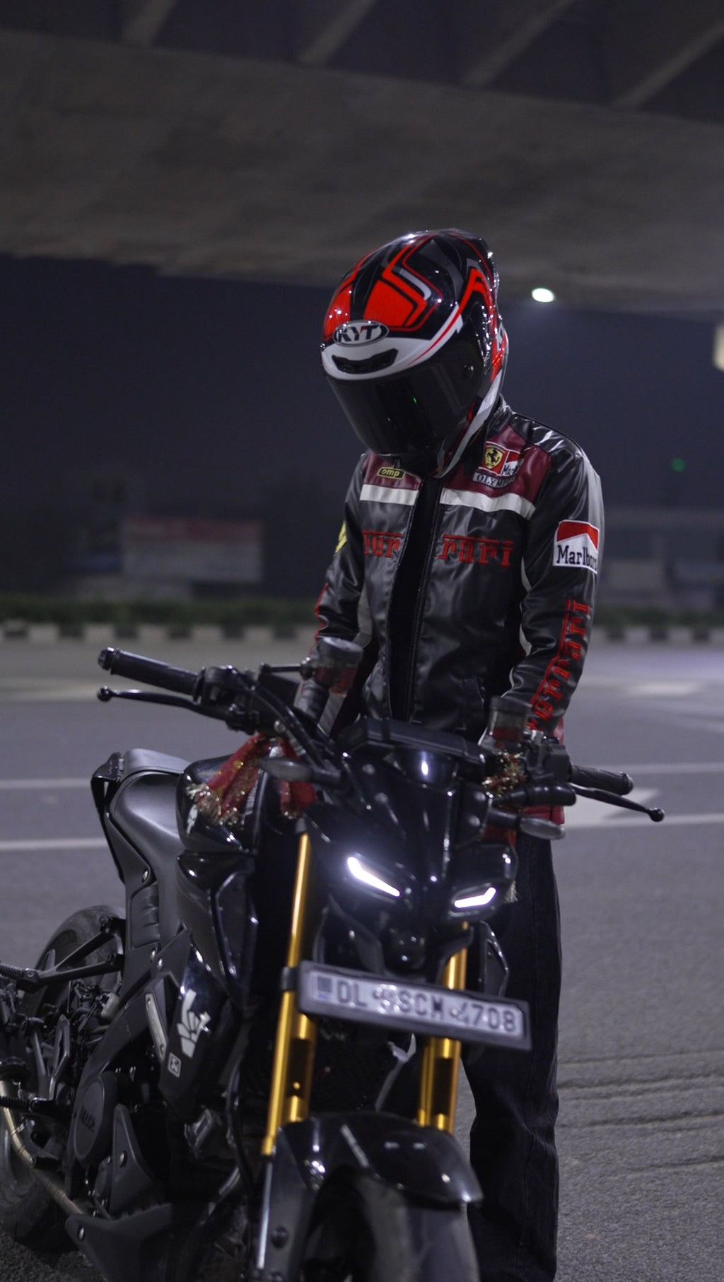 Olympus Motorcycles Leather Jacket – Premium Black & Red Biker Jacket for Men | Riding Gear for Motorcyclists