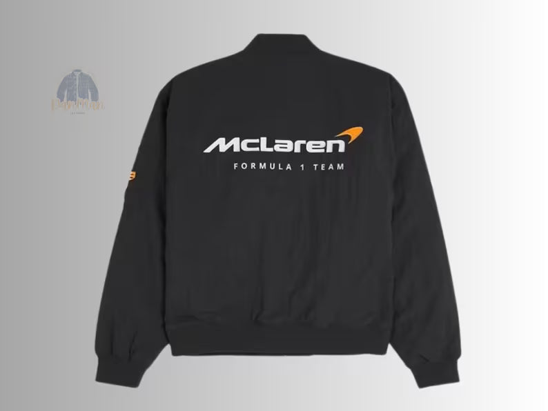McLaren F1 Racing Jacket for Men | Premium Formula 1 Bomber Style Outerwear | Streetwear Winter Jacket India